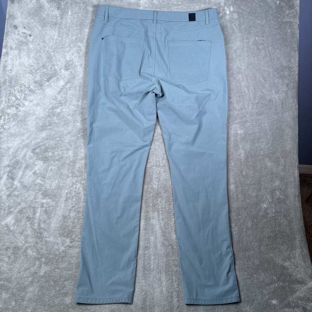 Vuori Meta Pants Mens 36 Gray Chino Athleisure Stretch Golf Relaxed Fit V430 - Picture 4 of 4